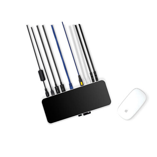 OWC OWCTB3DK14PSG dockningsstationer för bärbara datorer Kabel Thunderbolt 3 Grå