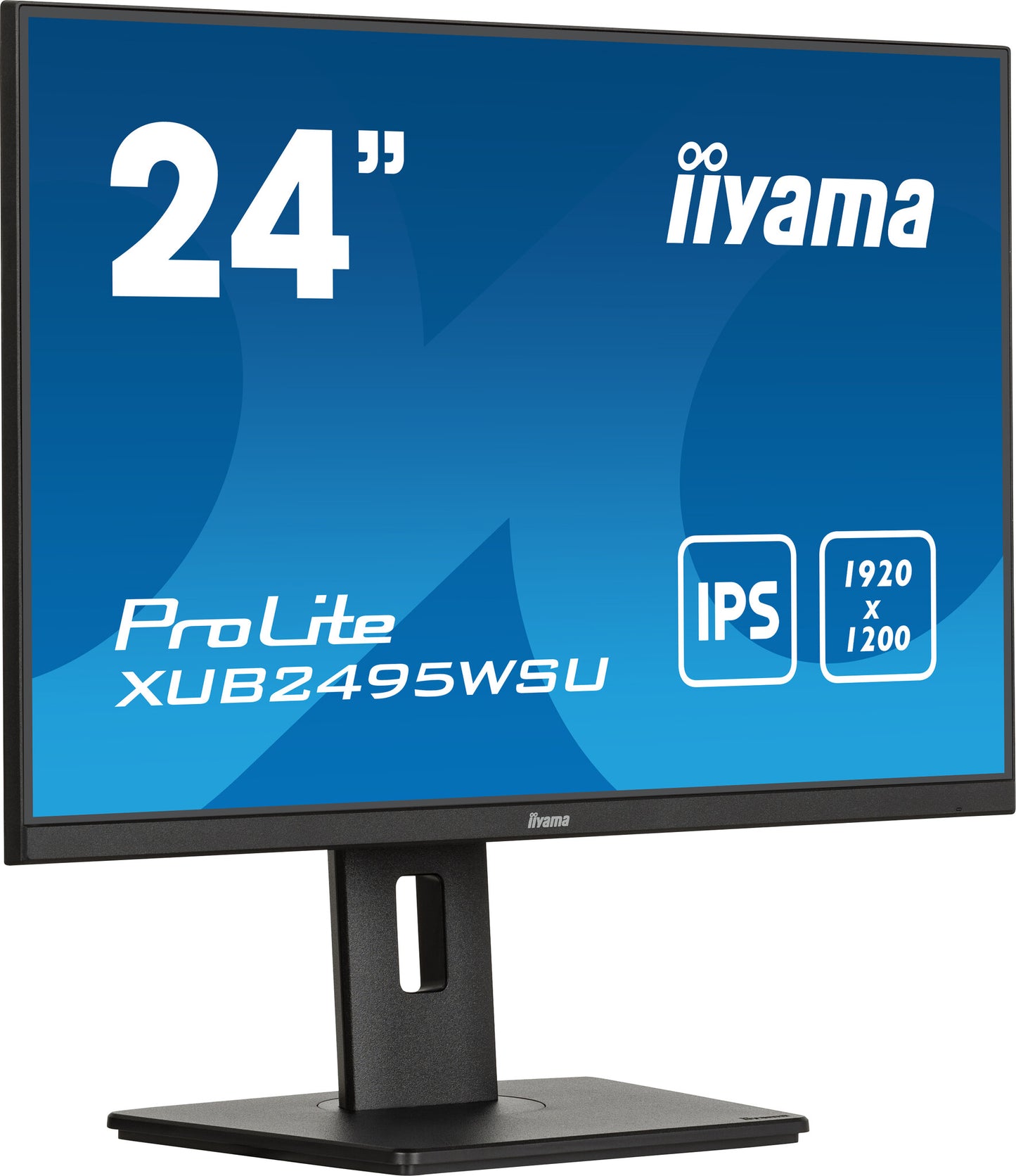 iiyama ProLite XUB2495WSU-B7 platta pc-skärmar 61,2 cm (24.1") 1920 x 1200 pixlar 4K Ultra HD LED Svart
