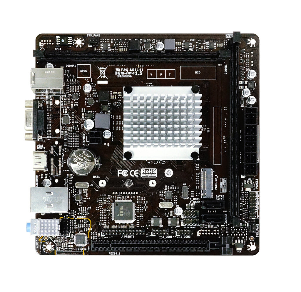 Biostar J4125NHU moderkort Mini-ITX