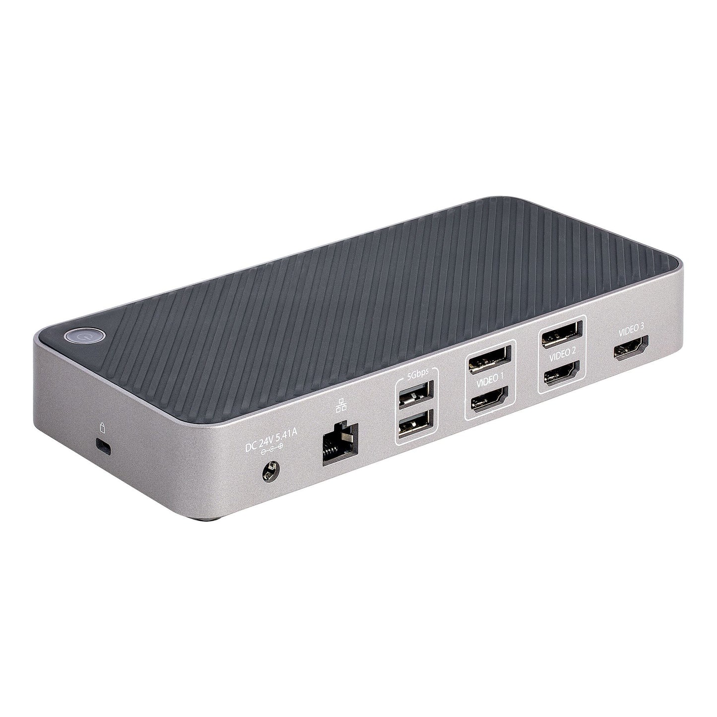 StarTech.com 116E-USBC-DOCK dockningsstationer för bärbara datorer Kabel USB 3.2 Gen 2 (3.1 Gen 2) Type-C Grå, Silver