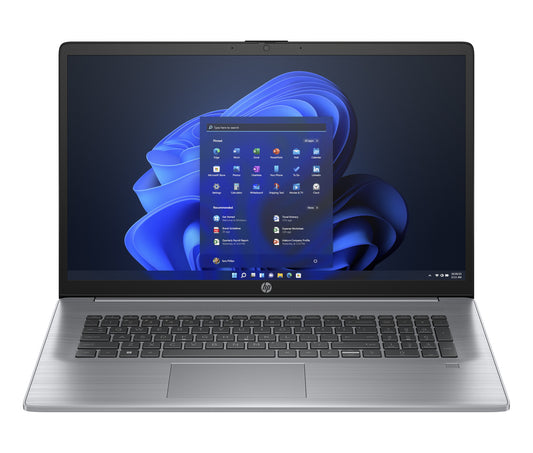 HP 470 G10 Intel® Core™ i5 i5-1334U Bärbar dator 43,9 cm (17.3") Full HD 16 GB DDR4-SDRAM 1 TB SSD Wi-Fi 6 (802.11ax) Silver