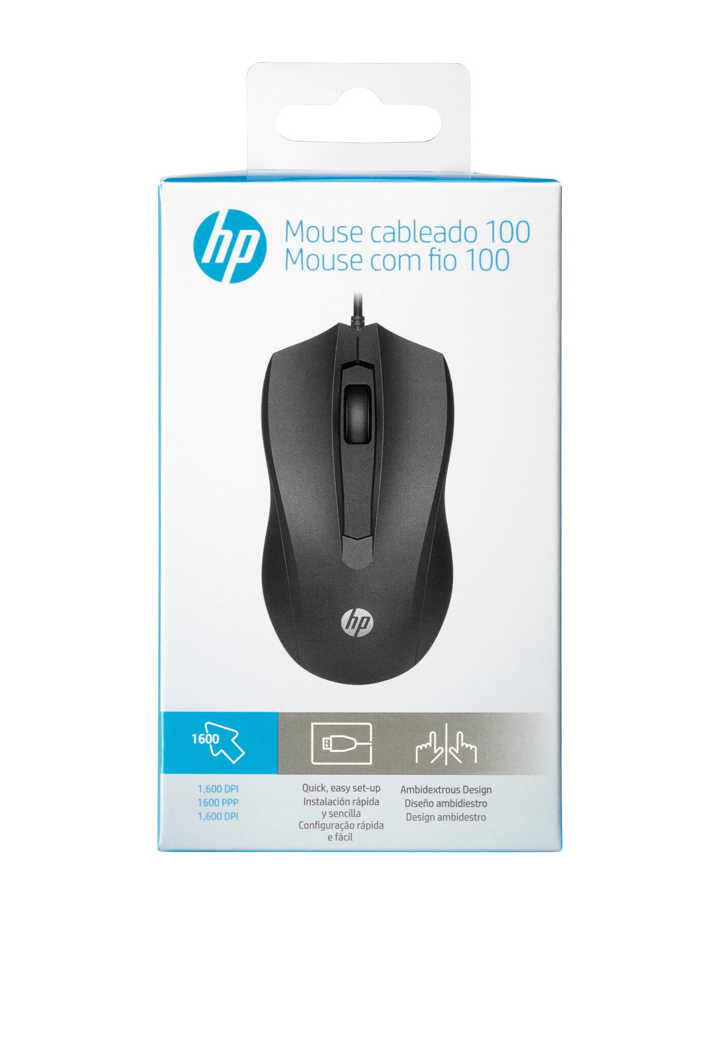 HP trådad mus 100