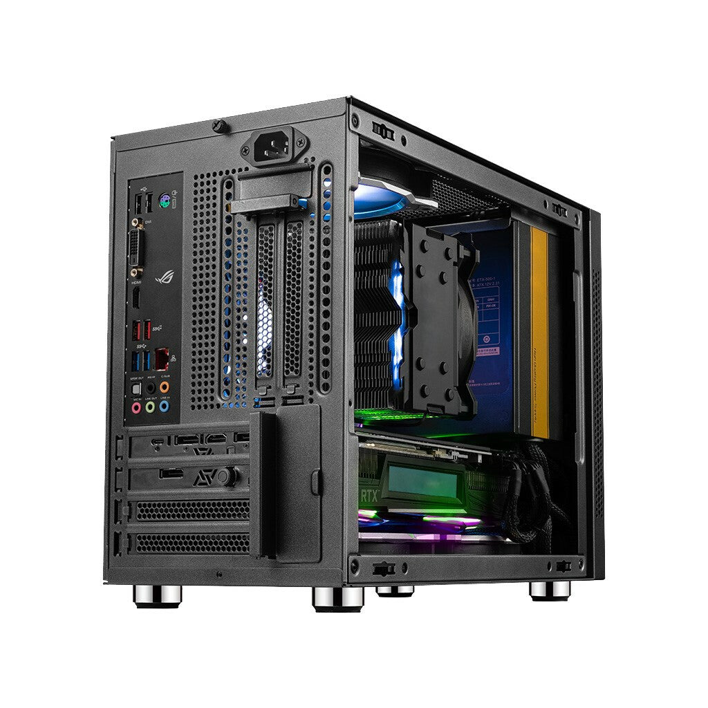 Inter-Tech IM-1 POCKET Micro Tower Svart