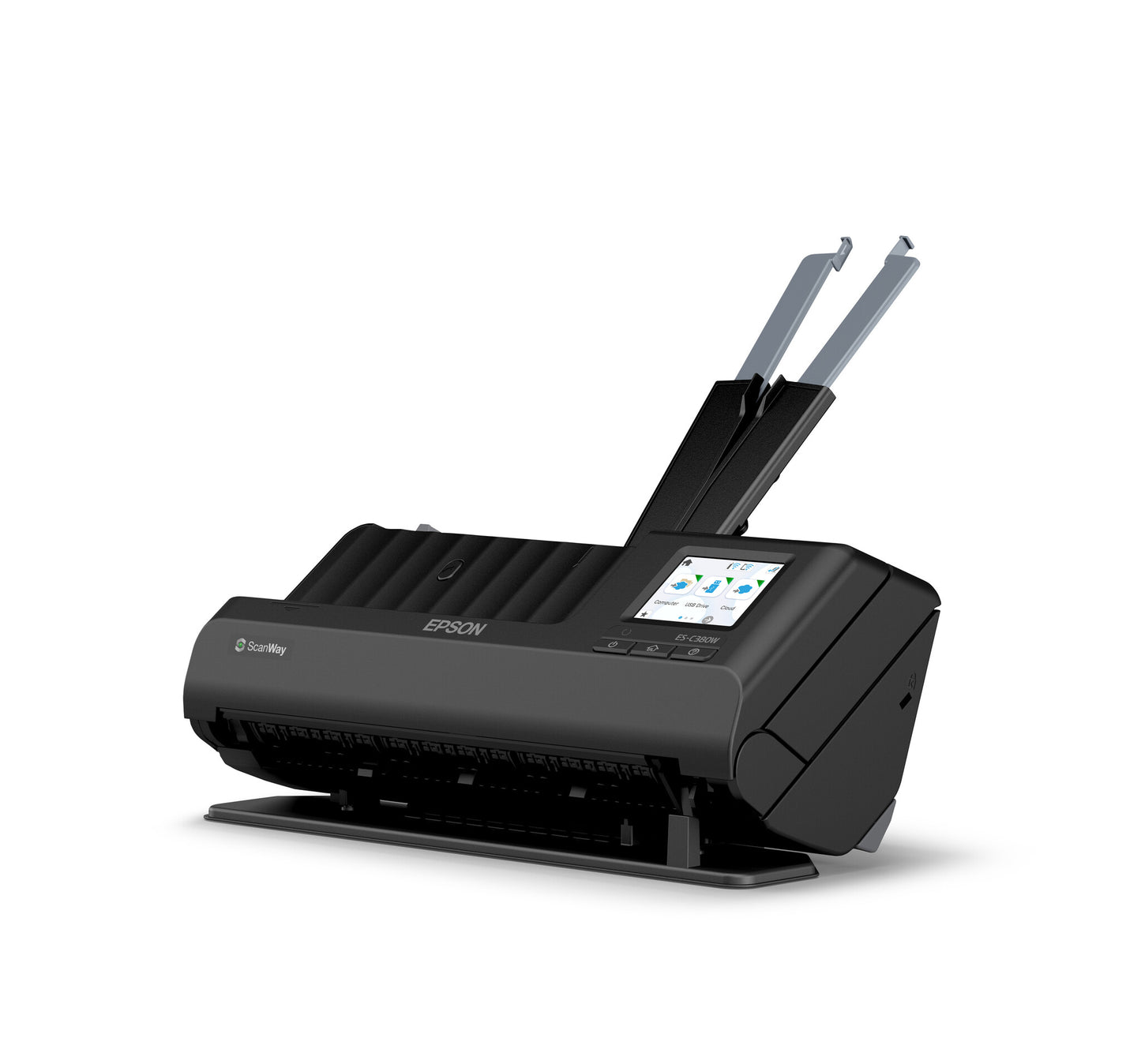 Epson ES-C380W ADF + arkmatad scanner 600 x 600 DPI A4 Svart