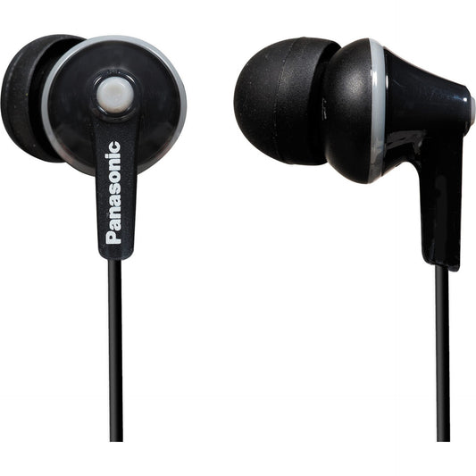 Panasonic RP-HJE125E-K hörlur och headset Hörlurar Kabel I öra Musik Svart