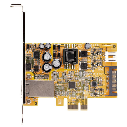 StarTech.com 2,5 Gbps PoE-nätverkskort med 1 port, PCIe Ethernet-kort med RJ45, 30 W 802.3at PoE NIC för stationära datorer/serrar, Network PoE LAN-adapter med lågprofilsfäste, NBaseT, Windows/Linux