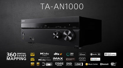 Sony TA-AN1000 165 W 7.2 kanaler Surround 3D kompatibilitet Svart