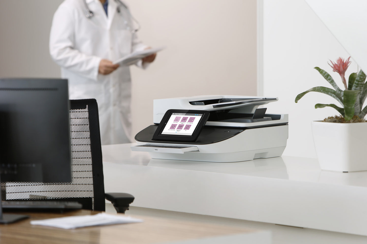 HP Digital Sender Flow 8500 fn2 Flatbädds- och ADF-scanner