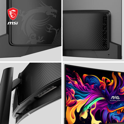 MSI MAG 341CQPDE QD-OLED platta pc-skärmar 86,4 cm (34") 3440 x 1440 pixlar UltraWide Quad HD Svart