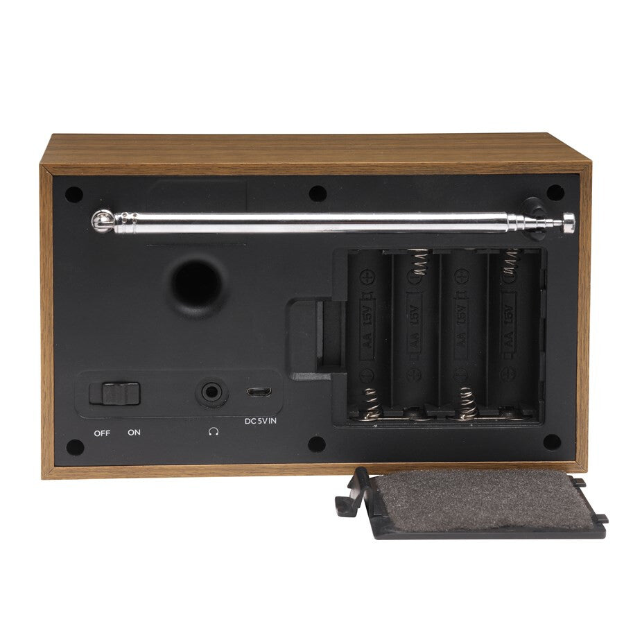 Denver DAB-46WHITE Internet Analog och digital Brun, Vit
