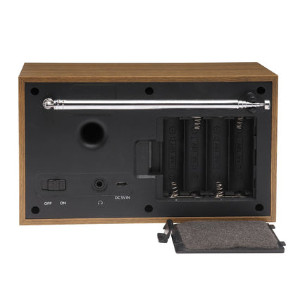 Denver DAB-46WHITE Internet Analog och digital Brun, Vit
