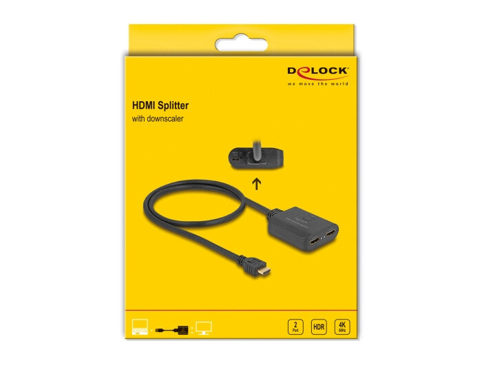 DeLOCK 18650 bilddelare HDMI