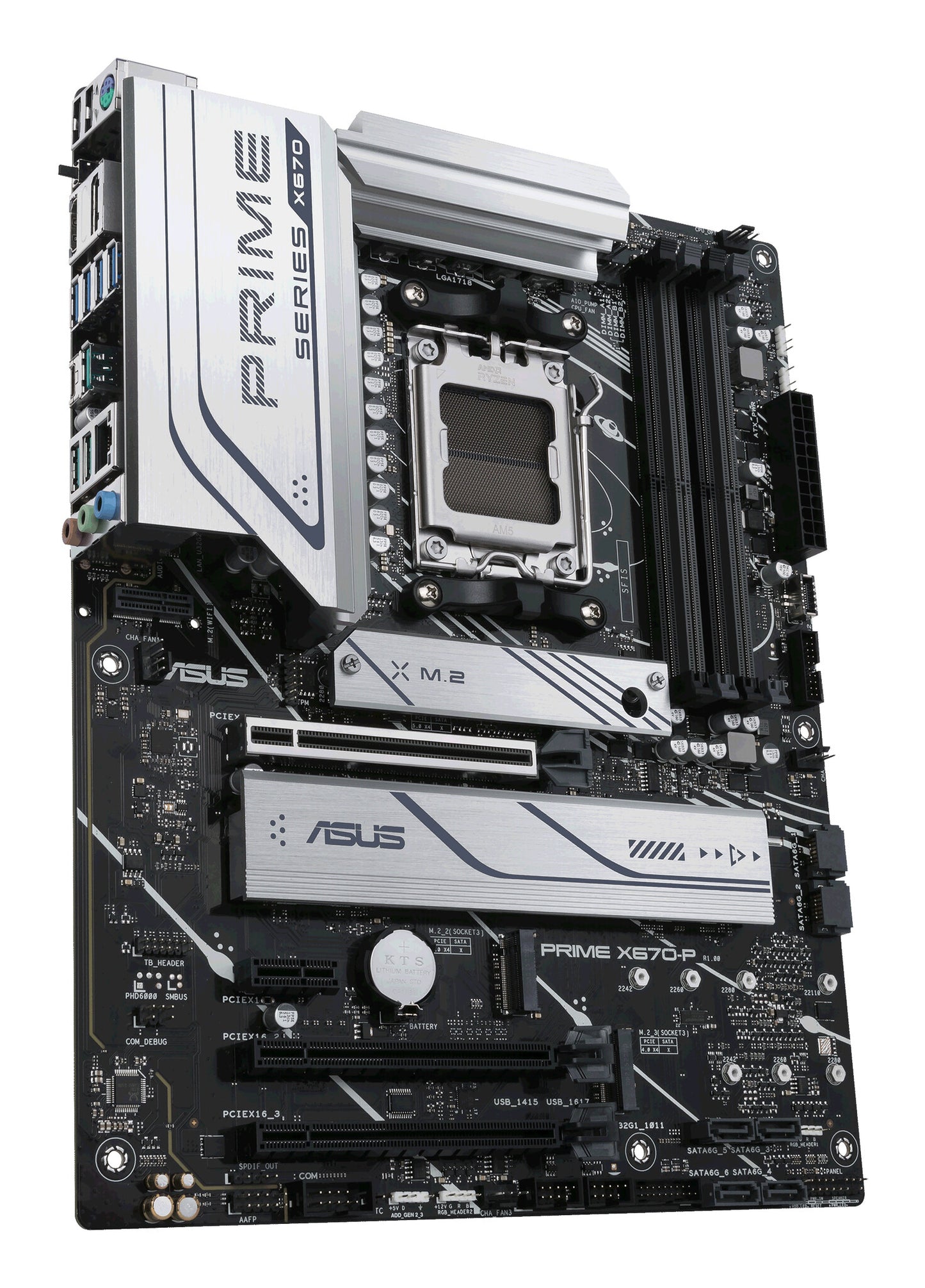 ASUS PRIME X670-P AMD X670 AM5-sockel ATX