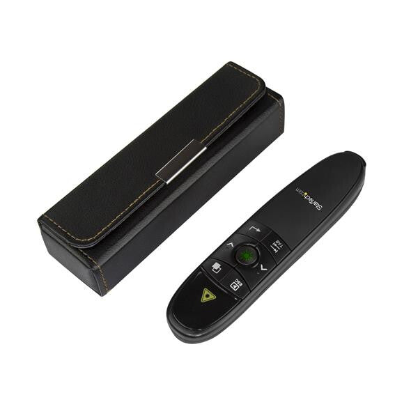 StarTech.com Trådlös presentationsfjärrkontroll med grön laserpekare - 27 m