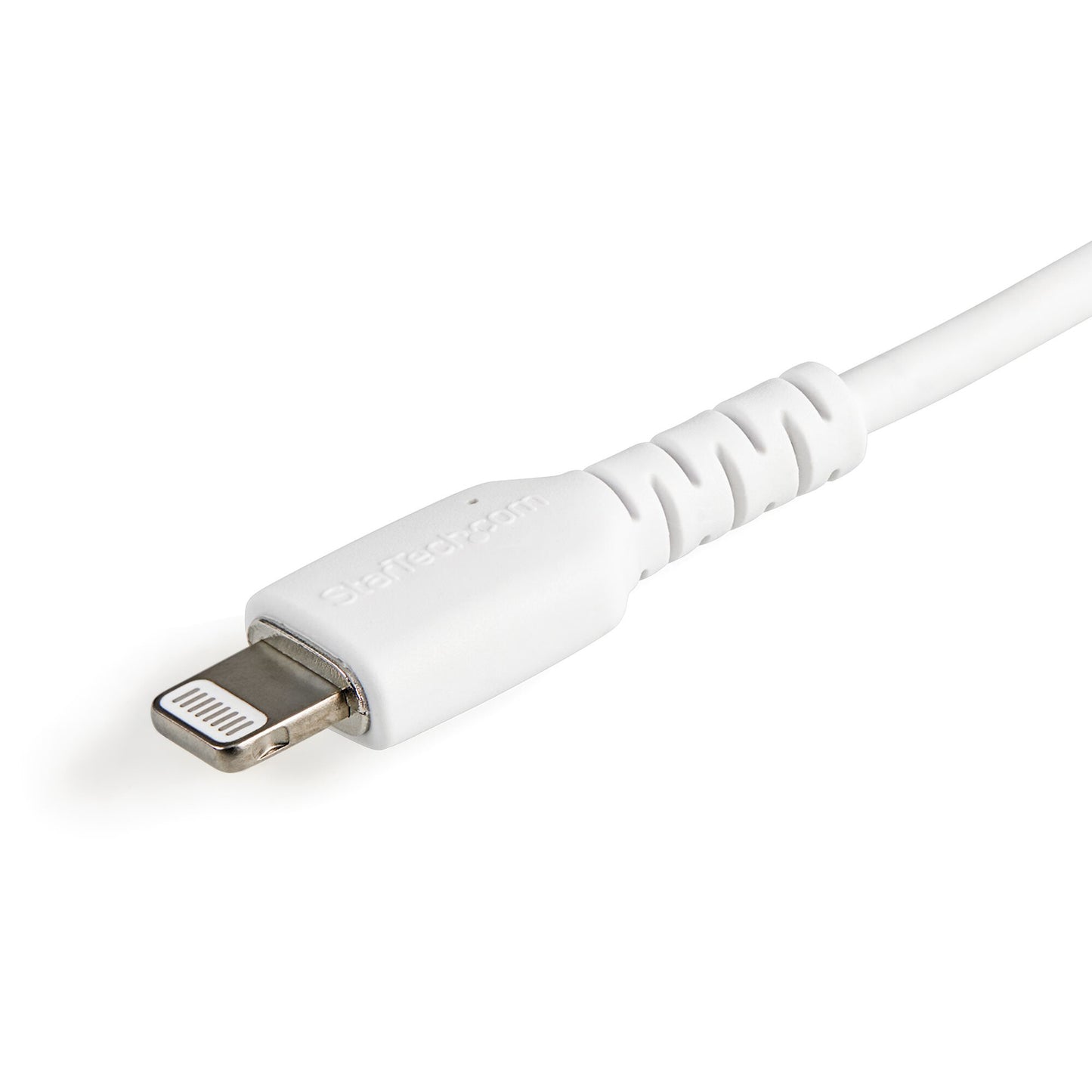 StarTech.com 30cm tålig, vitt USB-A till Blixtkabel - Hård, tålig aramifiber USB typ A till Blixtladdare/synkron strömsladd - Apple MFi-certifierad iPad/iPhone 12