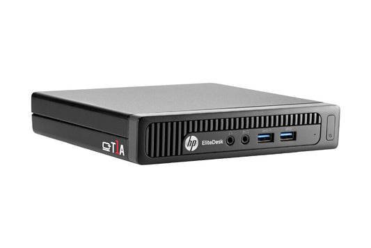 T1A D-HPED800-MU-T020 persondatorer/arbetsstationer Intel® Core™ i5 i5-4570 4 GB DDR3-SDRAM 500 GB HDD Windows 10 Pro USFF Mini-PC Svart
