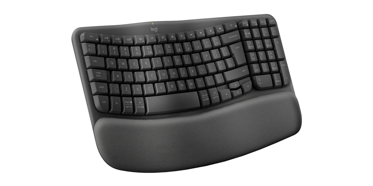 Logitech ERGO 920-012334 tangentbord Kontor Trådlös RF + Bluetooth QWERTY Amerikanskt internationellt grafit