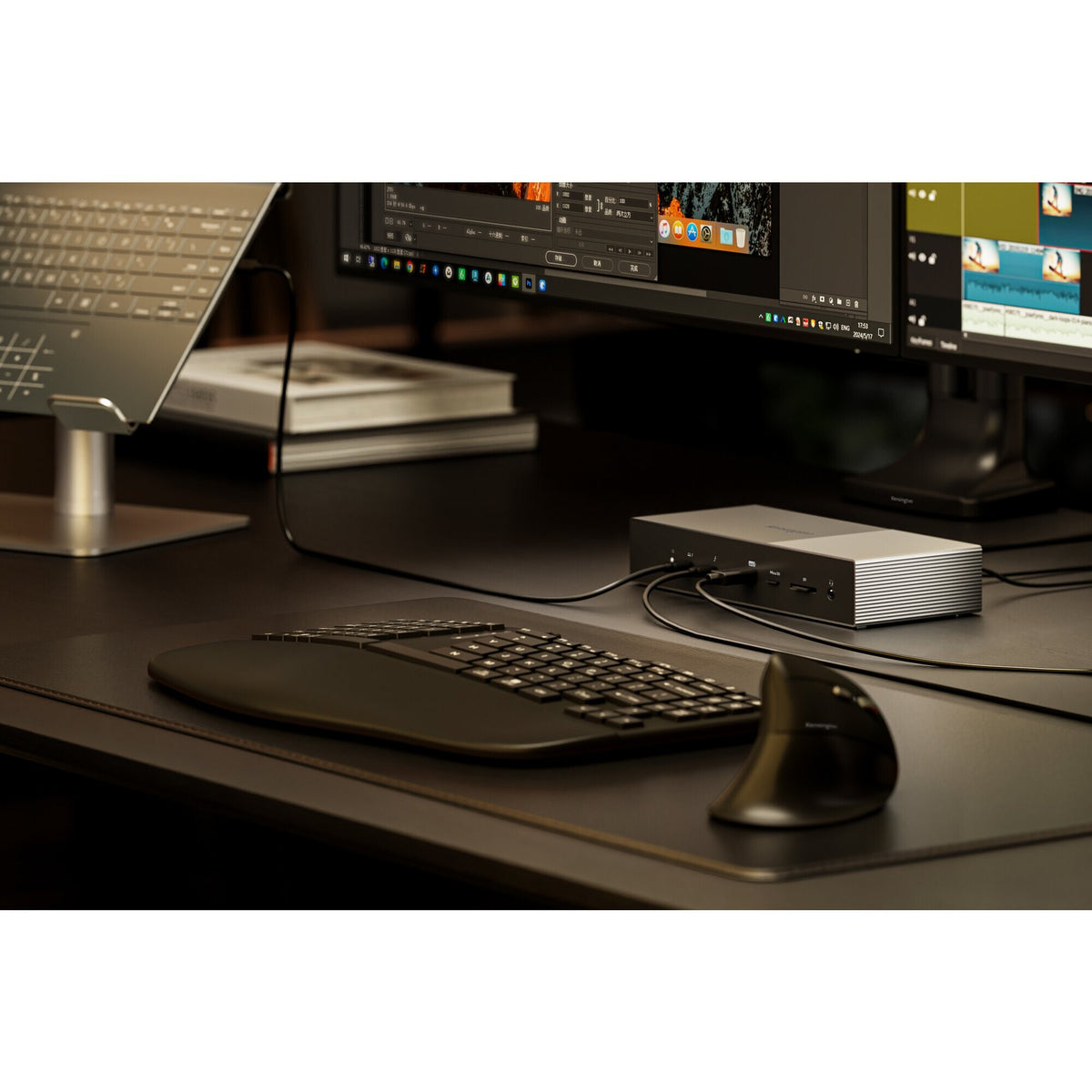 Kensington SD5000T5 EQ Thunderbolt 5 trippel 4K dockningsstation med 140 W PD – Windows/macOS