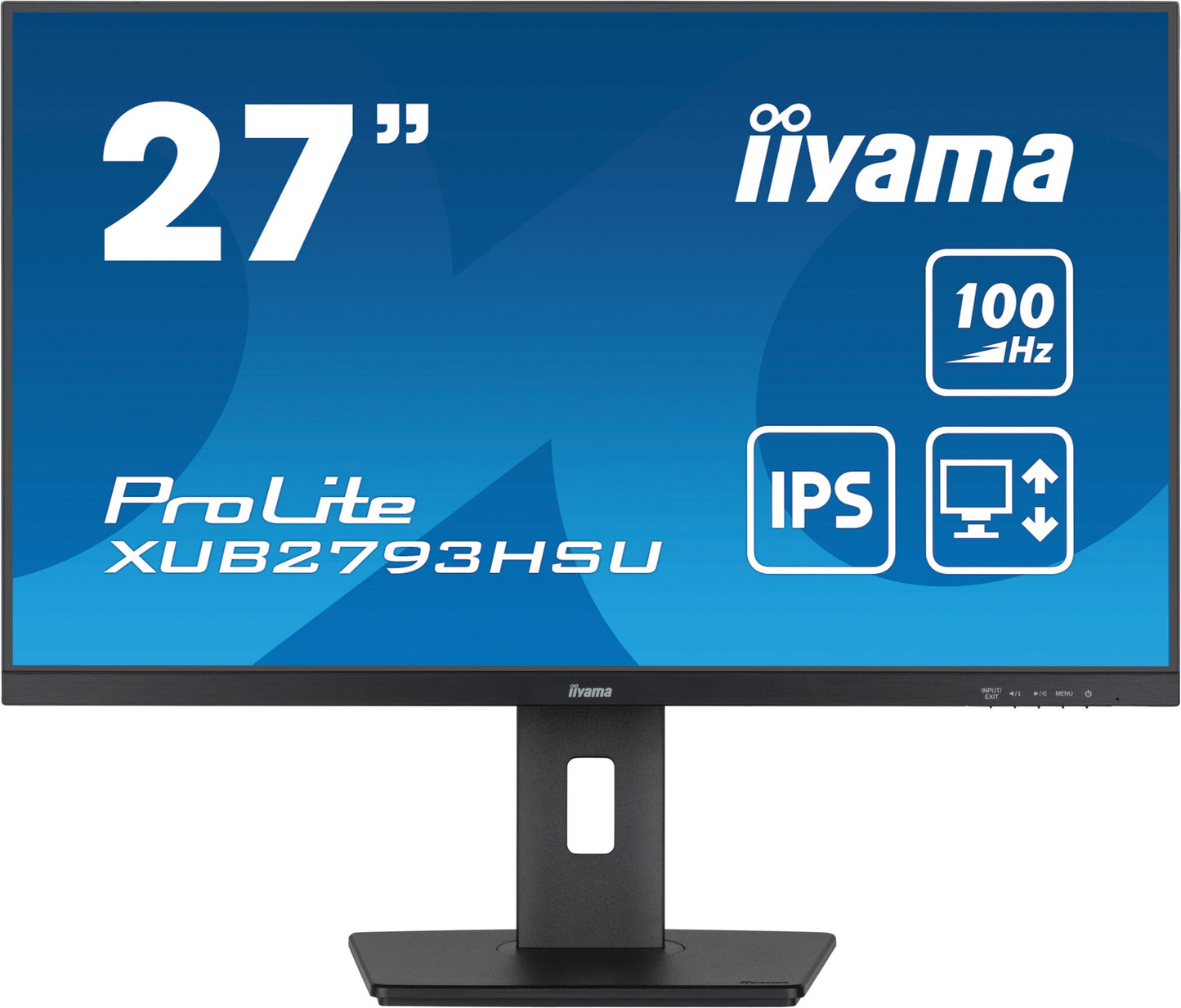 iiyama ProLite XUB2793HSU-B7 platta pc-skärmar 68,6 cm (27") 1920 x 1080 pixlar Full HD LED Svart