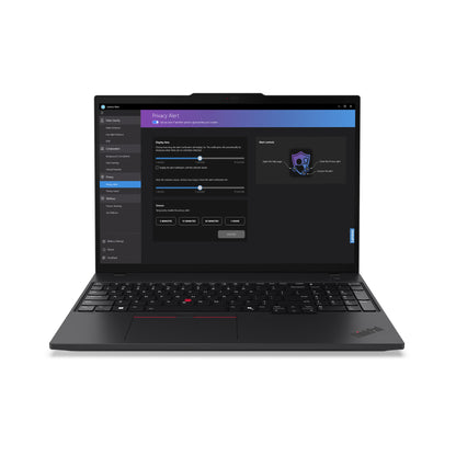 Lenovo ThinkPad T16 Gen 3 Intel Core Ultra 7 155U Bärbar dator 40,6 cm (16") WUXGA 16 GB DDR5-SDRAM 512 GB SSD Wi-Fi 6E (802.11ax) Windows 11 Pro Engelsk Svart