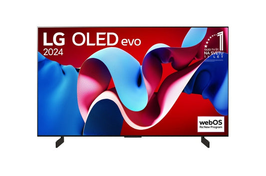 LG OLED42C41LA TV-apparat 106,7 cm (42") 4K Ultra HD Smart-TV Wi-Fi Svart