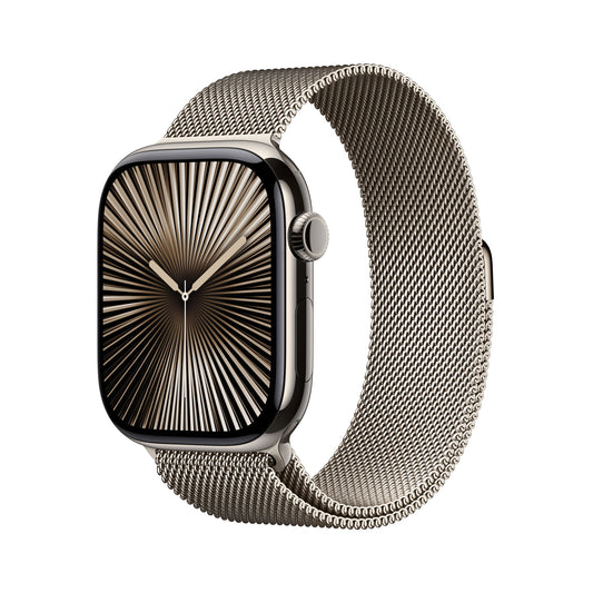 Apple Watch Series 10 OLED 46 mm Digital 416 x 496 pixlar Pekskärm 4G Titan Wi-Fi GPS