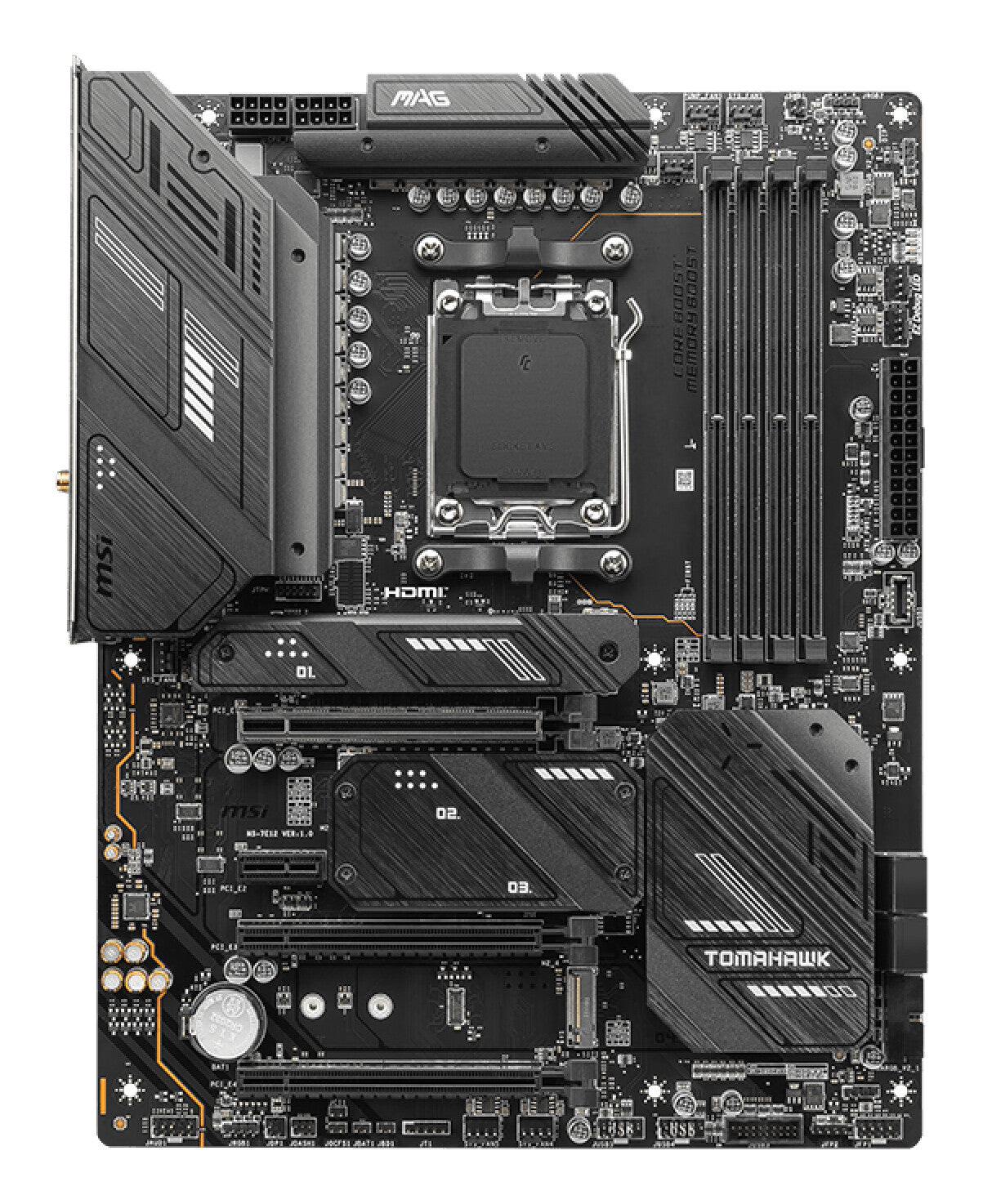 MSI MAG X670E TOMAHAWK WIFI moderkort AMD X670 AM5-sockel ATX