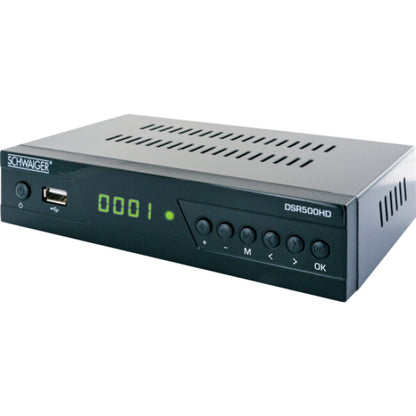 Schwaiger DSR500HD TV-set toppboxar Kabel Full HD Svart