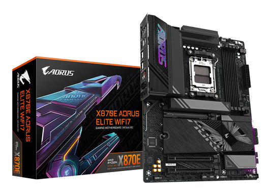 GIGABYTE X870E AORUS ELITE WIFI7 AMD X870E AM5-sockel ATX