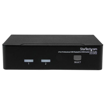 StarTech.com Professionell USB DisplayPort KVM-switch med 2 portar och audio