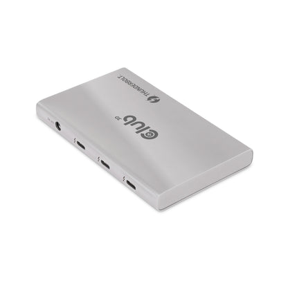 CLUB3D CSV-1580 dockningsstationer för bärbara datorer Dockning Thunderbolt 4 Silver