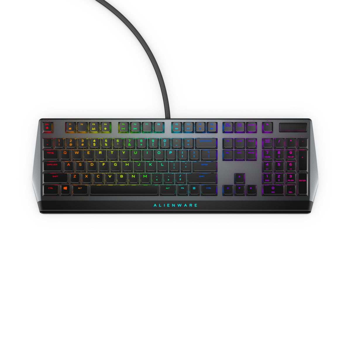 Alienware AW510K tangentbord Spela USB Svart, Grå