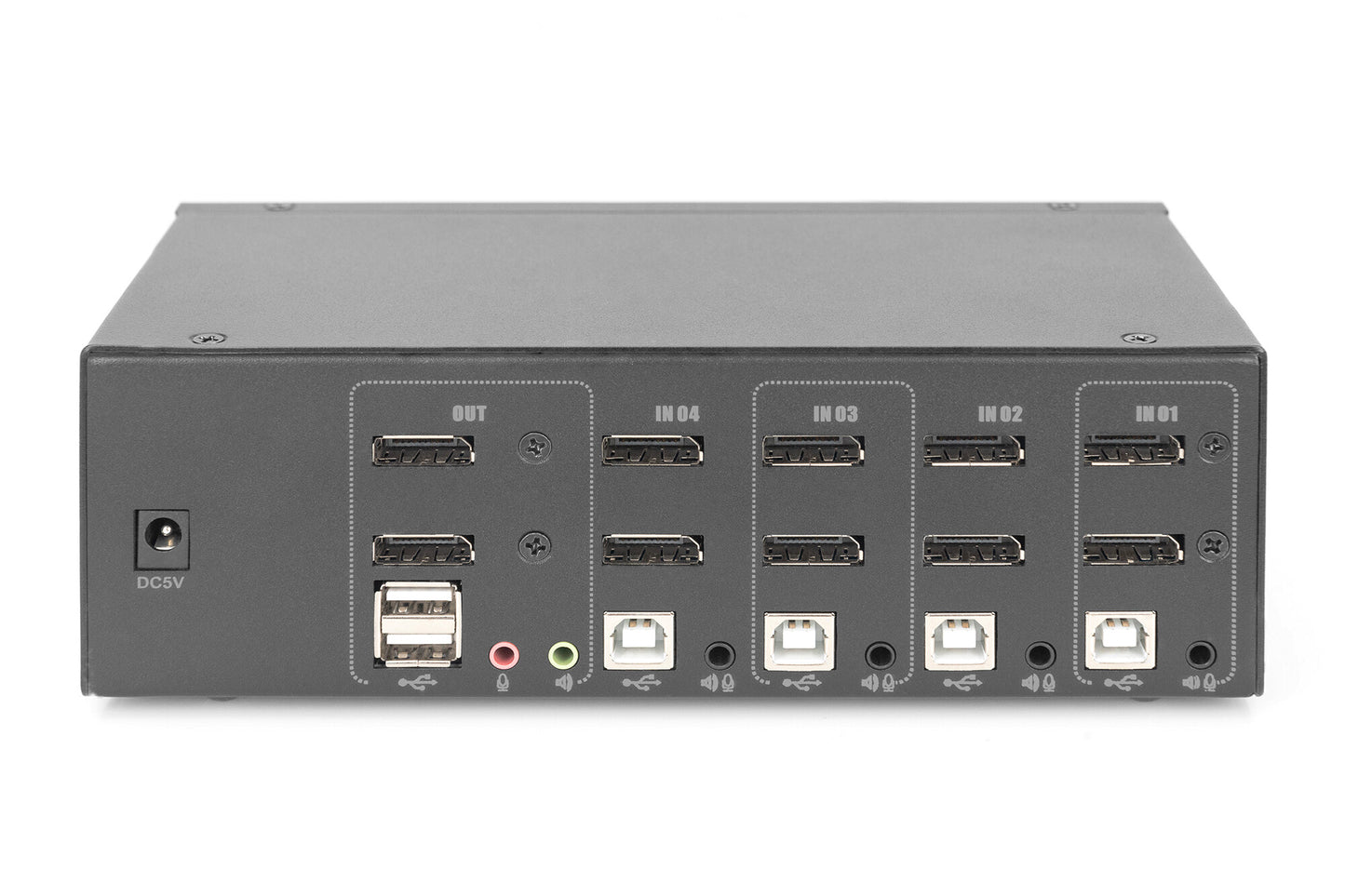 Digitus DS-12882 KVM-switchar Svart