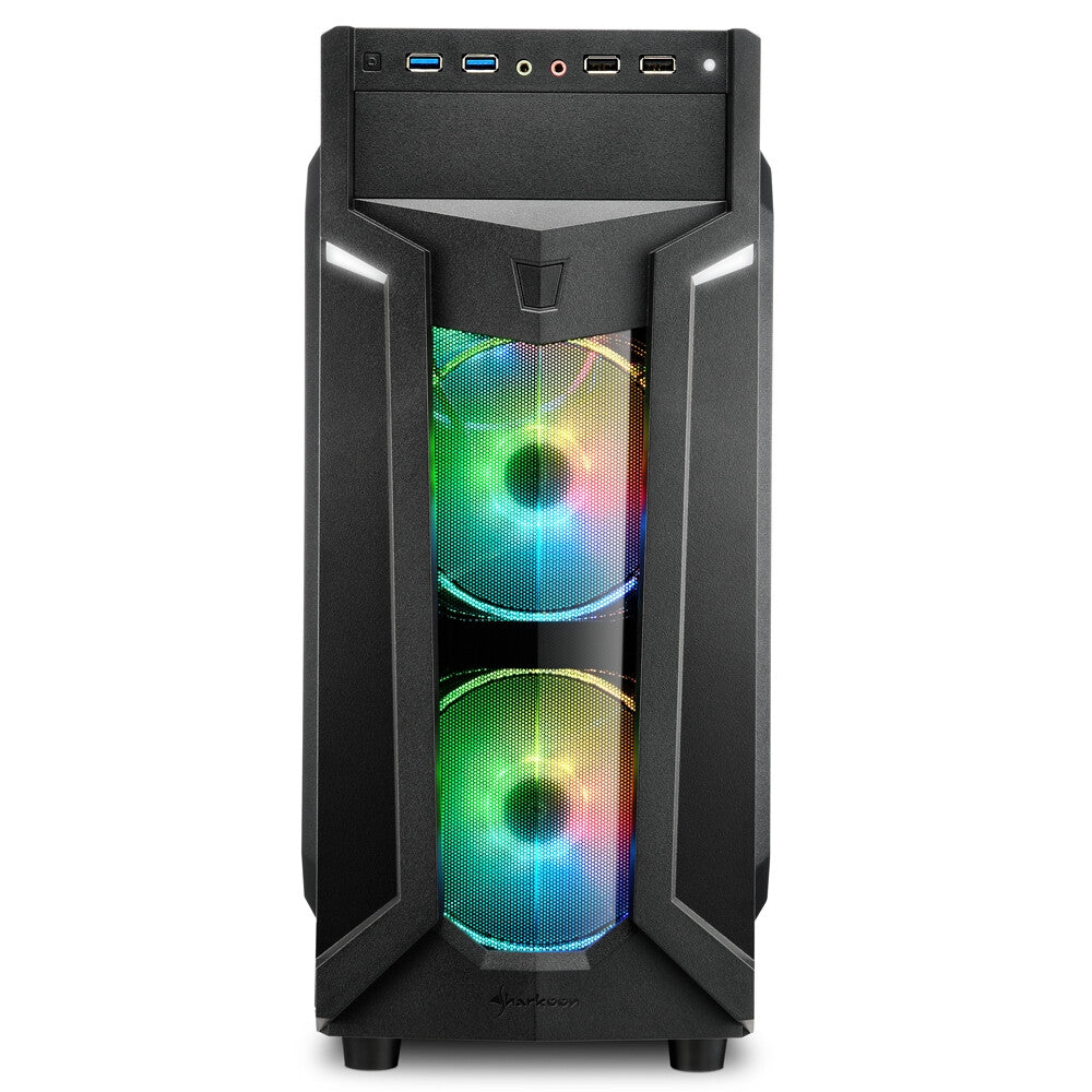 Sharkoon VG6-W RGB Midi Tower Svart