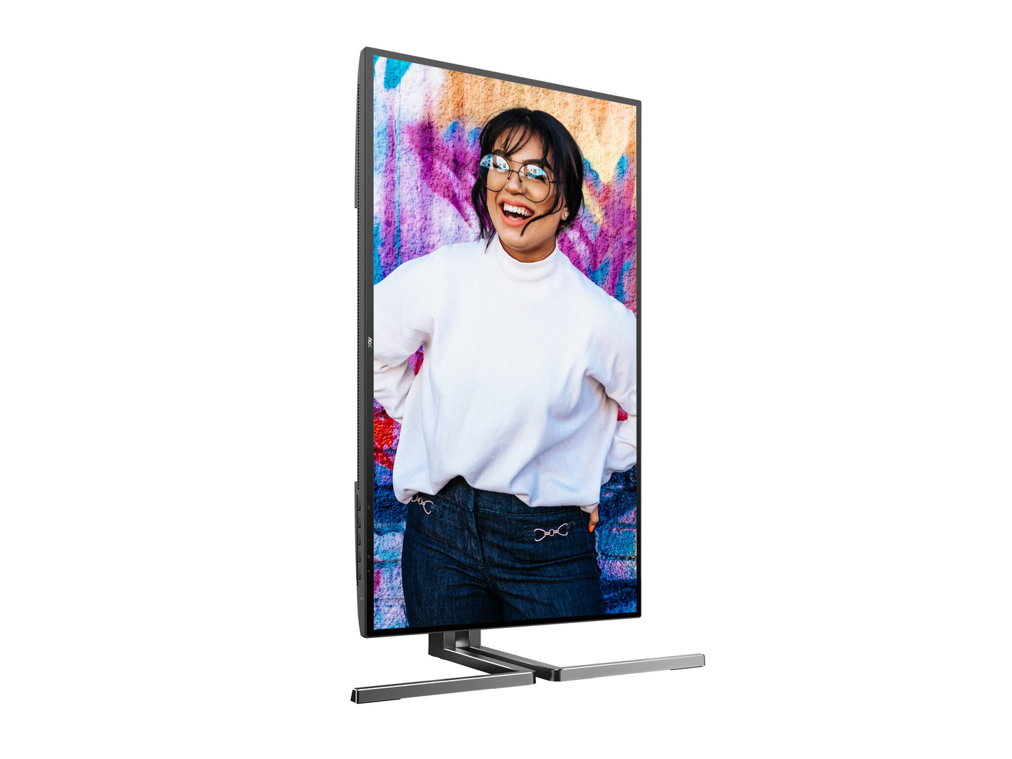 AOC U3 U27U3CV platta pc-skärmar 68,6 cm (27") 3840 x 2160 pixlar 4K Ultra HD LCD Svart