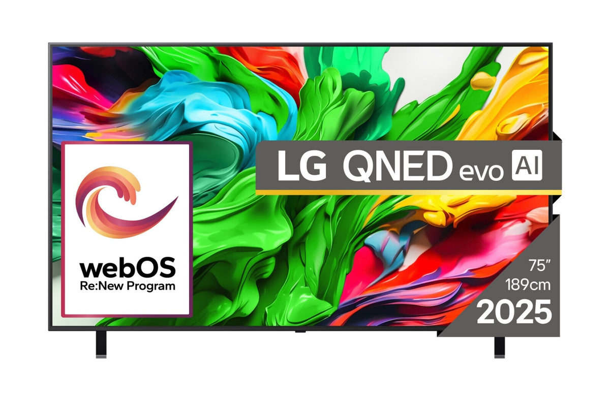 LG QNED AI 75QNED85A3C TV-apparat 190,5 cm (75") 4K Ultra HD Smart-TV Wi-Fi Svart