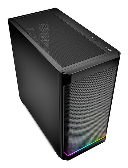 Sharkoon MK4 RGB Strip Micro Tower Svart
