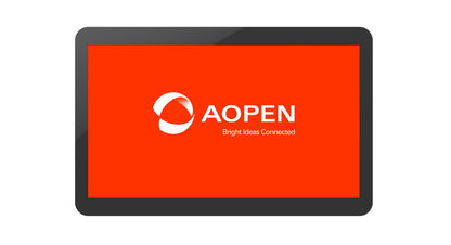 Aopen eTILE 15M-FW Intel® Core™ i3 i3-5010U 39,6 cm (15.6") 1920 x 1080 pixlar Pekskärm All-in-One tablet PC 4 GB DDR3L-SDRAM 128 GB SSD Windows 10 Svart