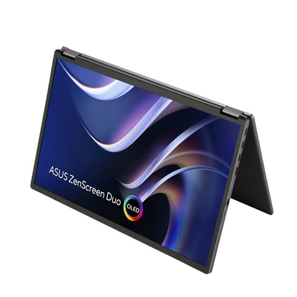 ASUS ZenScreen Duo OLED MQ149CD platta pc-skärmar 35,6 cm (14") 1920 x 1200 pixlar WUXGA Silver
