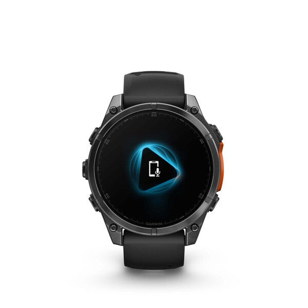 Garmin Fenix 8 3,56 cm (1.4") AMOLED 47 mm Digital 454 x 454 pixlar Pekskärm Svart Wi-Fi GPS