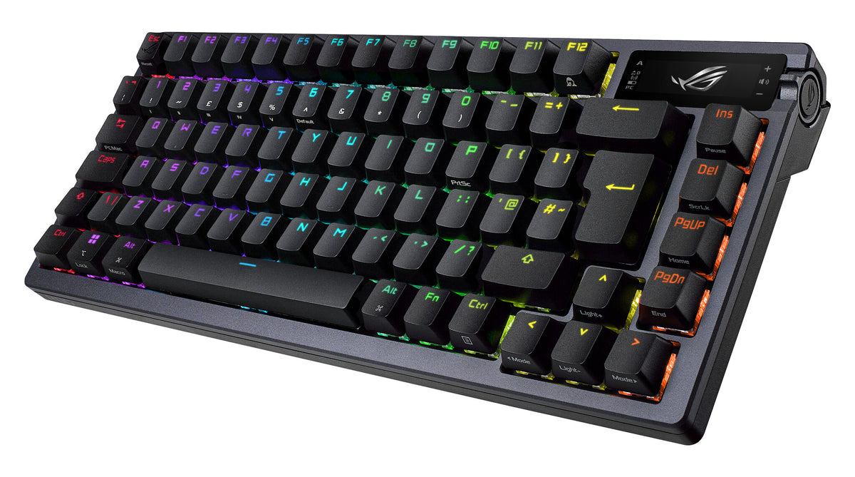 ASUS M701 ROG AZOTH/NXRD/FR tangentbord Spela USB + RF Wireless + Bluetooth AZERTY Fransk Svart
