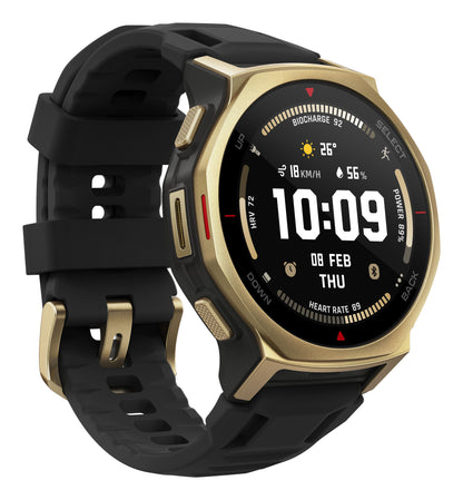 Amazfit T-rex 3 Pro 3,35 cm (1.32") AMOLED 44 mm Digital 466 x 466 pixlar Pekskärm Guld Wi-Fi GPS