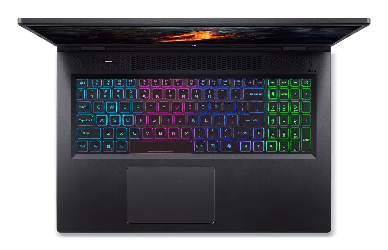 Acer Nitro 17 AN17-42-R7G8 AMD Ryzen™ 7 8845HS Bärbar dator 43,9 cm (17.3") Full HD 16 GB DDR5-SDRAM 1 TB SSD NVIDIA GeForce RTX 4060 Wi-Fi 6E (802.11ax) Windows 11 Home Svart