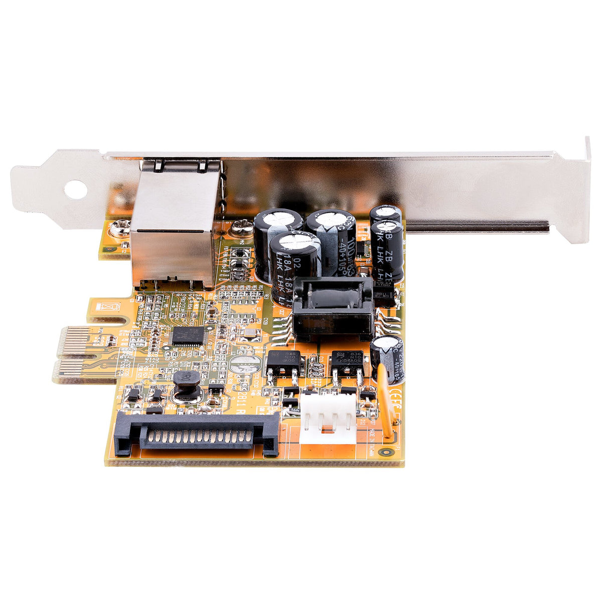 StarTech.com 2,5 Gbps PoE-nätverkskort med 1 port, PCIe Ethernet-kort med RJ45, 30 W 802.3at PoE NIC för stationära datorer/serrar, Network PoE LAN-adapter med lågprofilsfäste, NBaseT, Windows/Linux