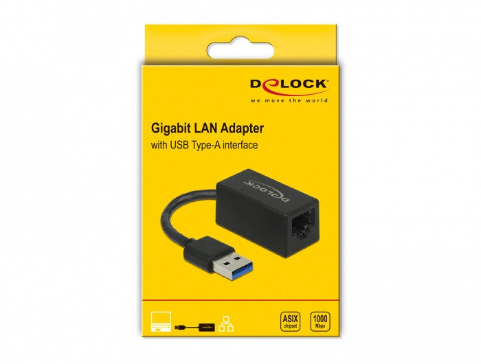 DeLOCK 66039 dockningsstationer för bärbara datorer USB 3.2 Gen 1 (3.1 Gen 1) Type-A Svart