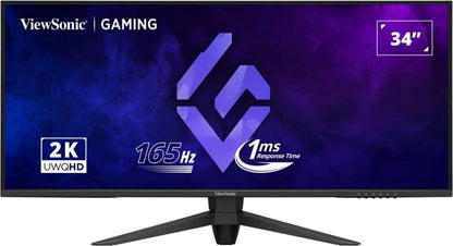 Viewsonic VX Series VX3480-2K-PRO platta pc-skärmar 86,4 cm (34") 3440 x 1440 pixlar UltraWide Quad HD LED Svart