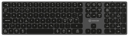 Voxicon DK-PX1-BT/B tangentbord Universal Bluetooth QWERTY Nordic Svart