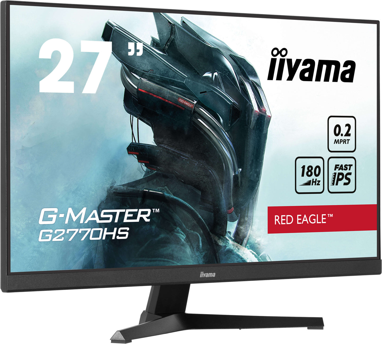 iiyama G-MASTER G2770HS-B1 platta pc-skärmar 68,6 cm (27") 1920 x 1080 pixlar Full HD LCD Svart