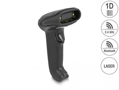 DeLOCK 90564 streckkodsläsare Handhållen steckkodsläsare 1D laser Svart