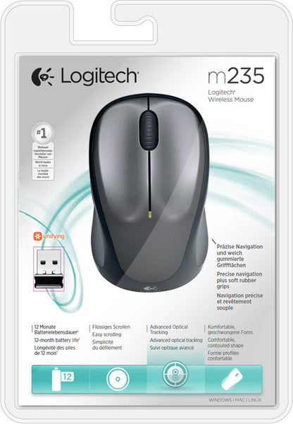 Logitech 910-002201 datormöss Kontor Ambidextrous RF Trådlös Optisk 1000 DPI